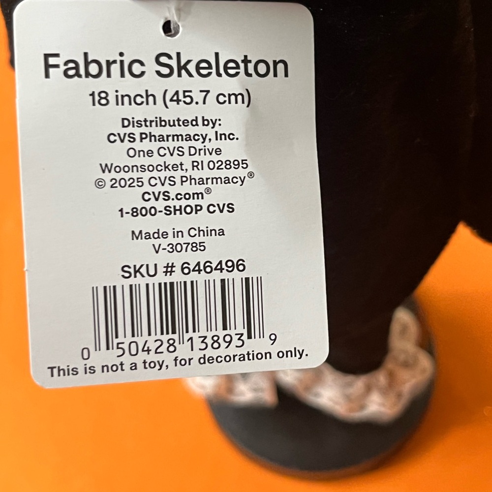 6/$25 Elegant Skeleton Figurine with Black and Silver Details - Picture 8 of 11
